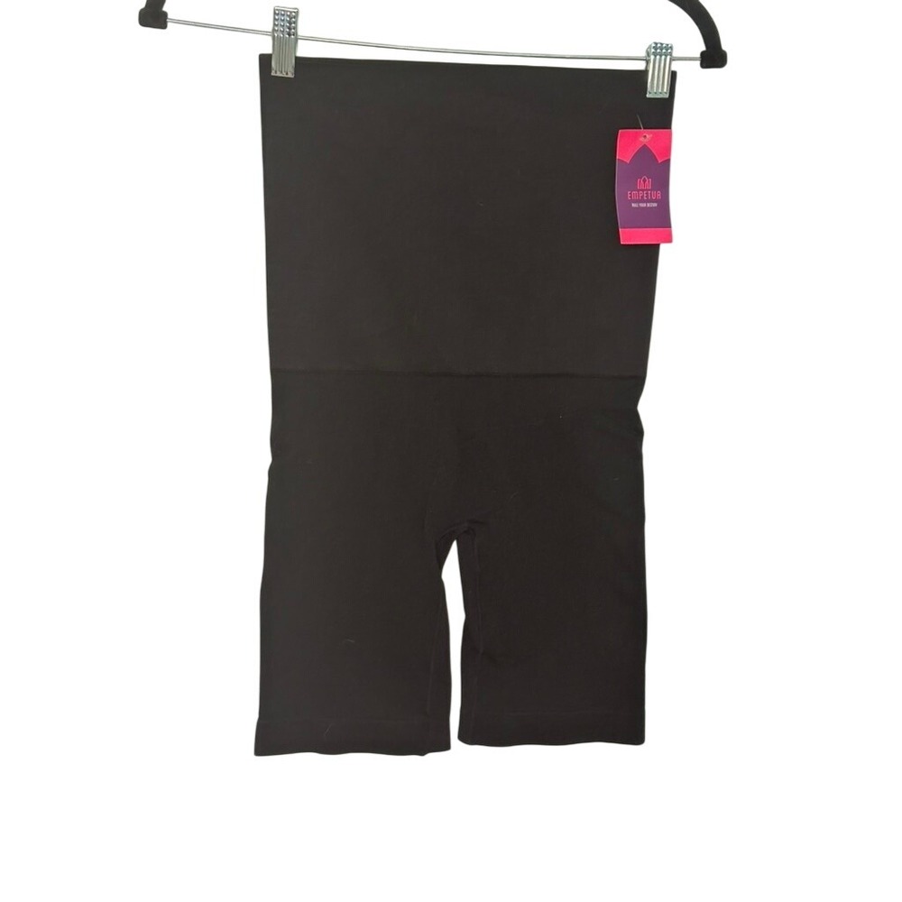 Empetua High-Waisted Shaper Shorts Black M-L Tummy Control Shapewear NEW